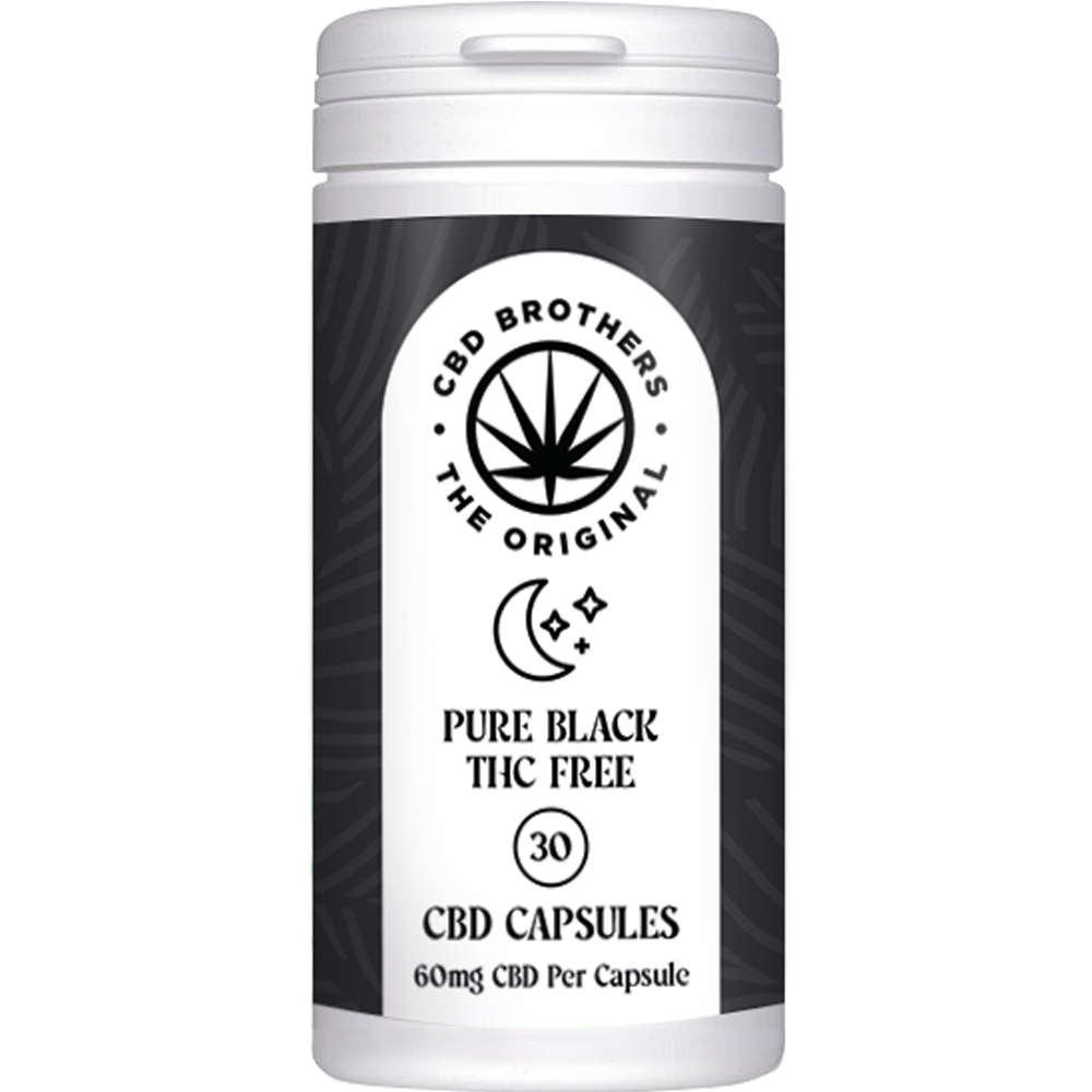 Pure Black Capsules - CBD Brothers | The Original Alternative